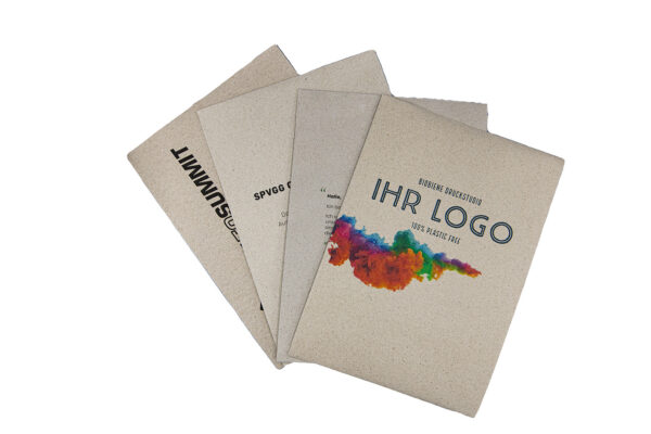 Graspapier Polsterversandtasche bedruckbar mit Ihrem Logo - individueller Druck Versandmaterial