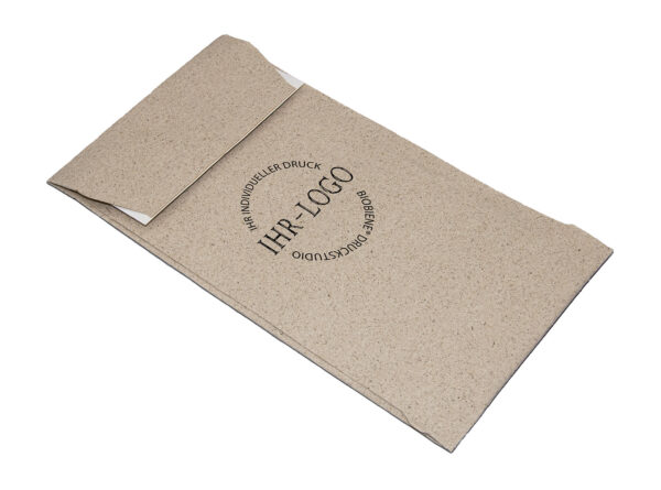 Graspapier Kompaktbrief Din Lang mit individuellem Druck - Ihr Logo auf Versandmittel drucken lassen.